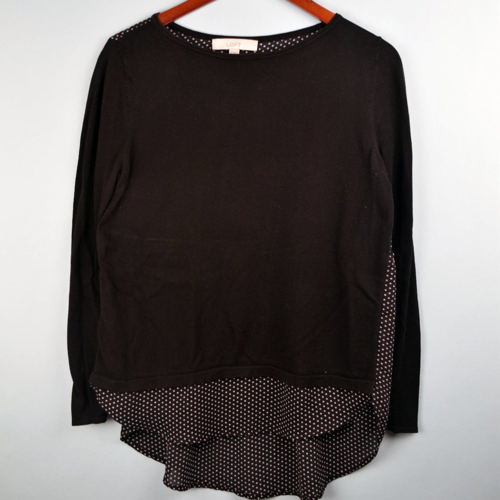 Flowy Black LOFT Sweater